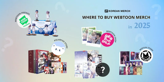 Where to Buy Webtoon Merch in Korea featuring Webtoon Friends, Polarfox, Webtoon Shop, and Mofun Store 2025