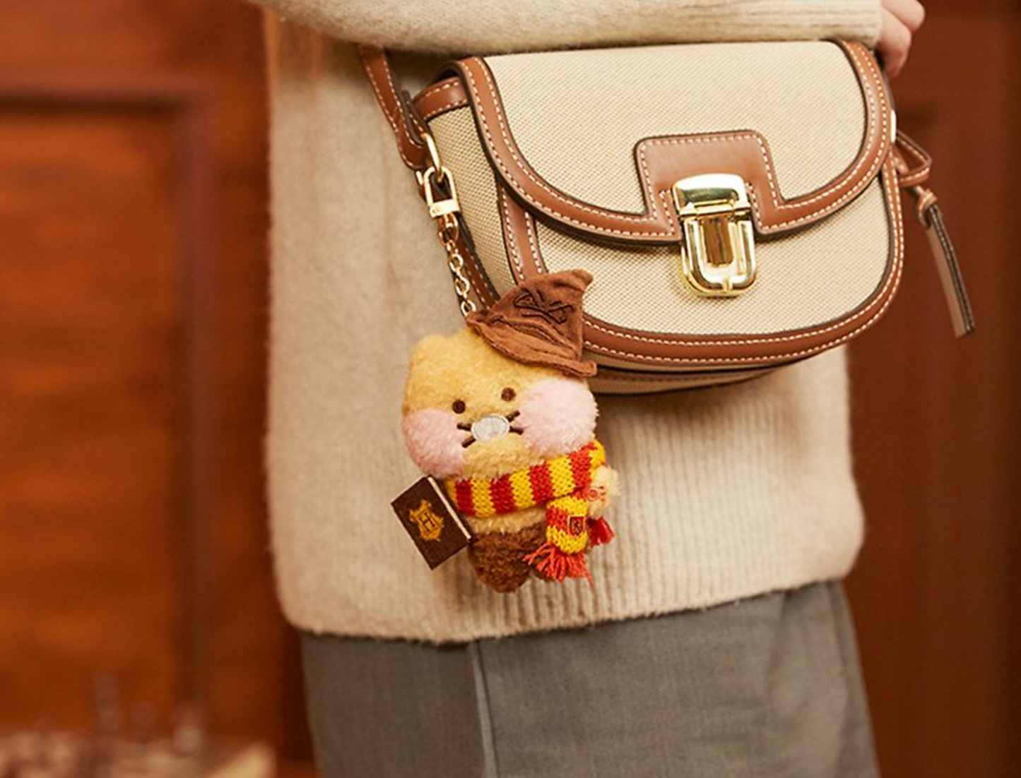 Kakao Friends x Harry Potter - Plush Keyring