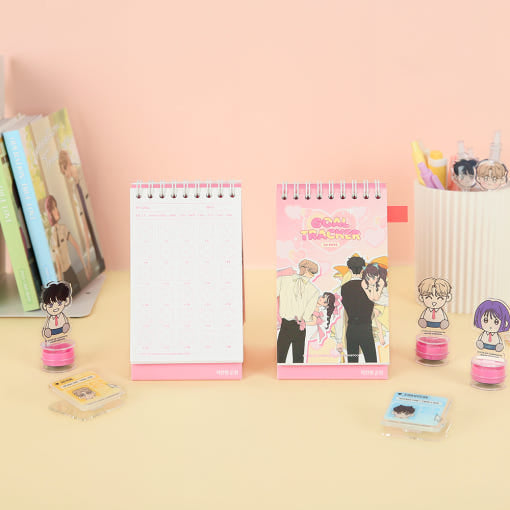 Operation: True Love x Webtoon Friends - Goal Tracker Desk Planner