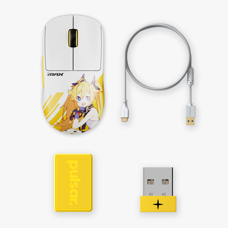 DJMAX Merch - El Clear Gaming Mouse X2v2 Medium (Pulsar)