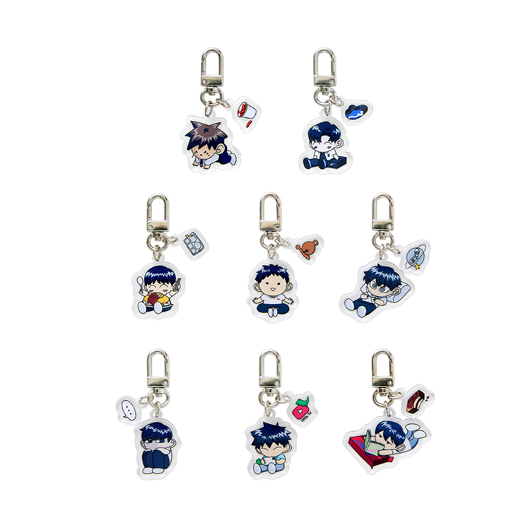 Garbage Time x Webtoon Friends Merch - Acrylic Keyrings Ver.2