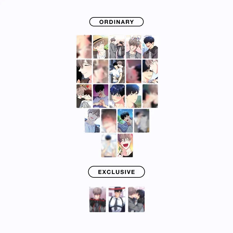 Backdoor Neighbors BL Photo Card Pack featuring ordinary and exclusive character photo cards