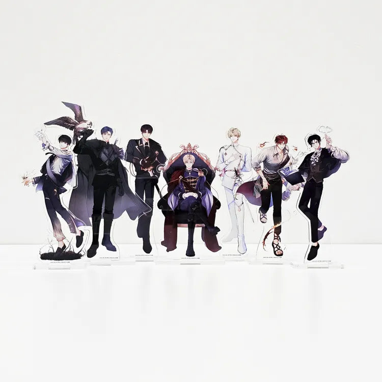 Debut or Die Acrylic Stand set featuring seven detailed character figures from KW Store
