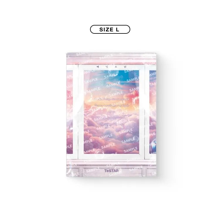KW Store Debut or Die File Folder size L with colorful cloud and sunset design