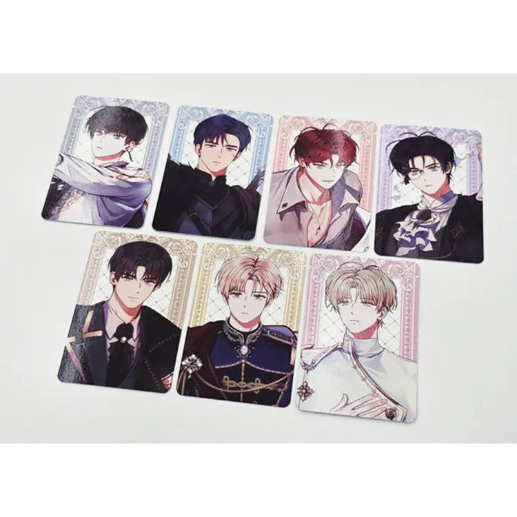 Debut Or Die Photocard Set featuring anime-style character with blonde hair and smiling expression