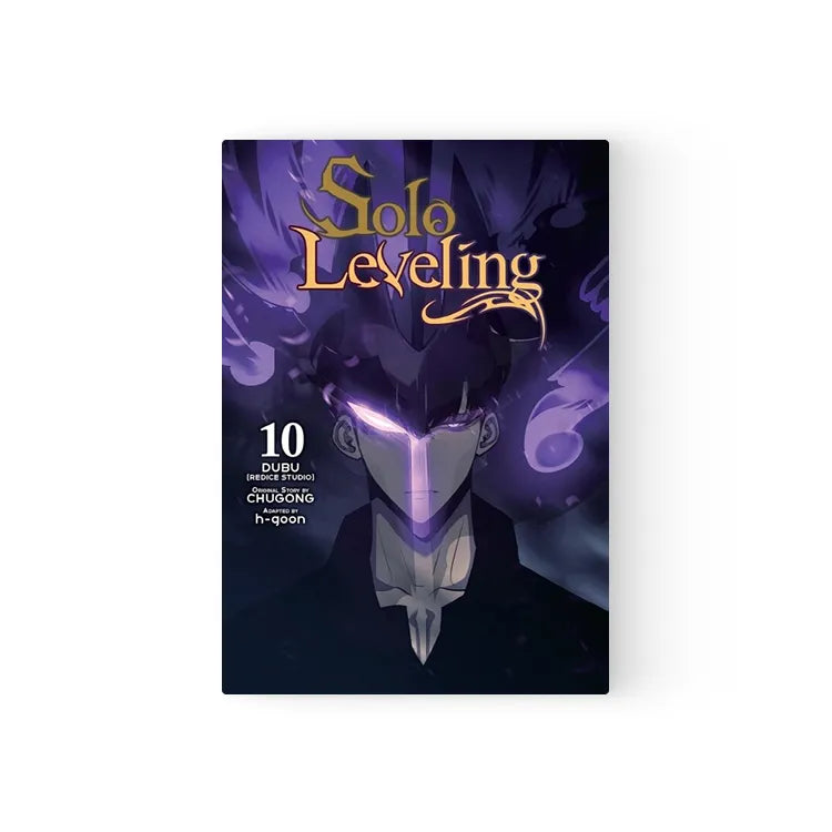 Solo Leveling Manhwa Books English edition with colorful cover art by Korean Merch