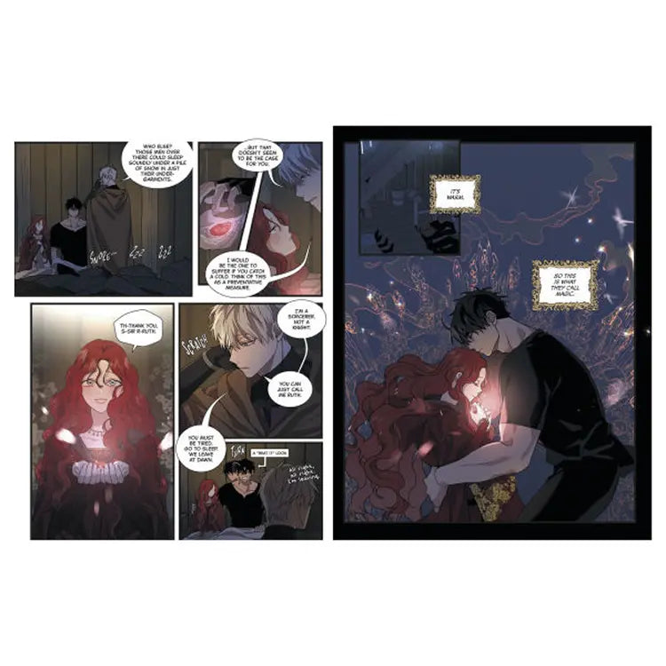 Under The Oak Tree Comic English showing illustrated characters in a dramatic nighttime scene