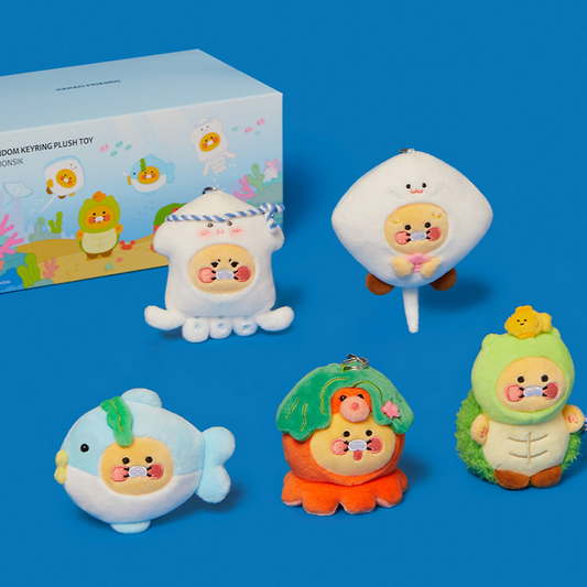 Kakao Friends - FRIENDZOO Keyring Plush Toy Set