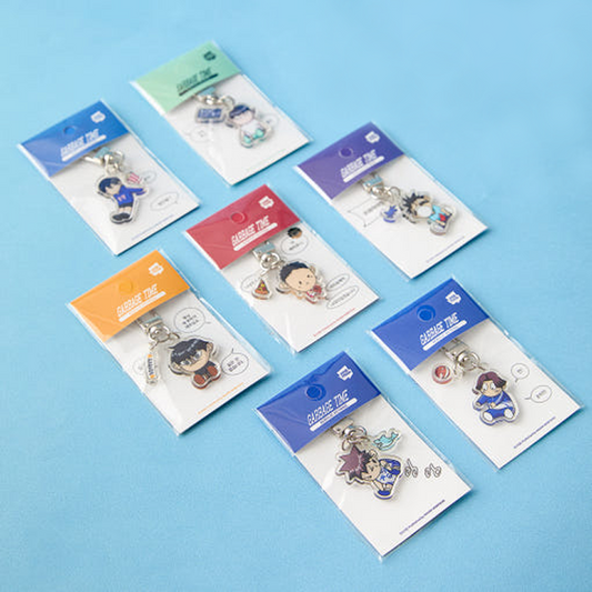 Garbage Time x Webtoon Friends Merch - Acrylic Keyrings