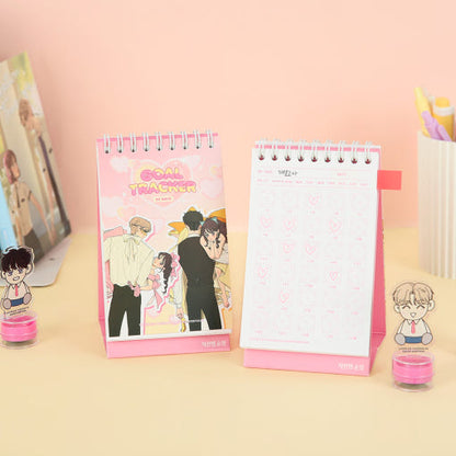 Operation: True Love x Webtoon Friends - Goal Tracker Desk Planner