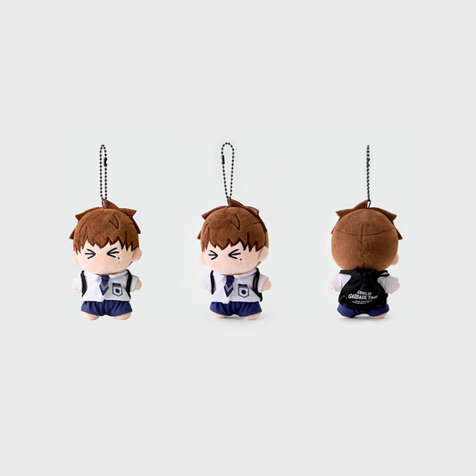 Garbage Time x Webtoon Friends Merch - Uniform 10cm Mini Doll Keyrings