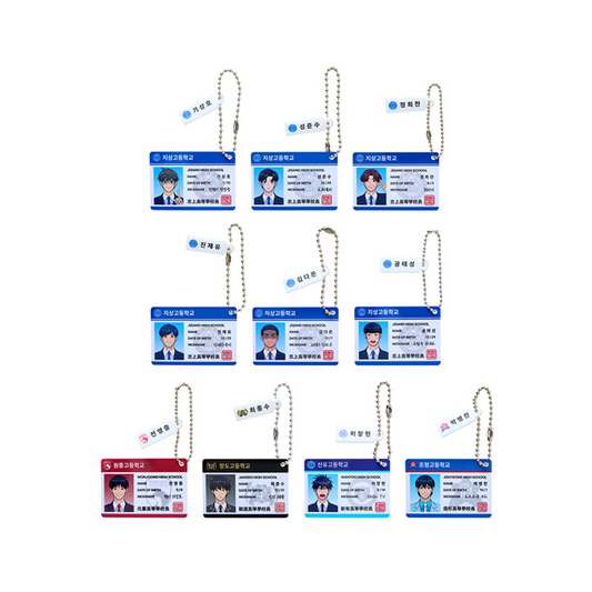 Garbage Time x Webtoon Friends Merch - Student ID Keyring