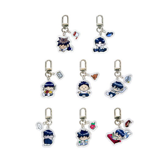 Garbage Time x Webtoon Friends Merch - Acrylic Keyrings Ver.2