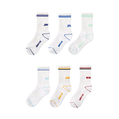 Garbage Time x Webtoon Friends Merch - Sports Mid-Neck Socks Sets