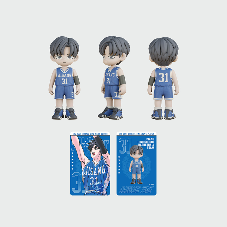 Garbage Time x Webtoon Friends Merch - All-Star Figure + Photocard Set