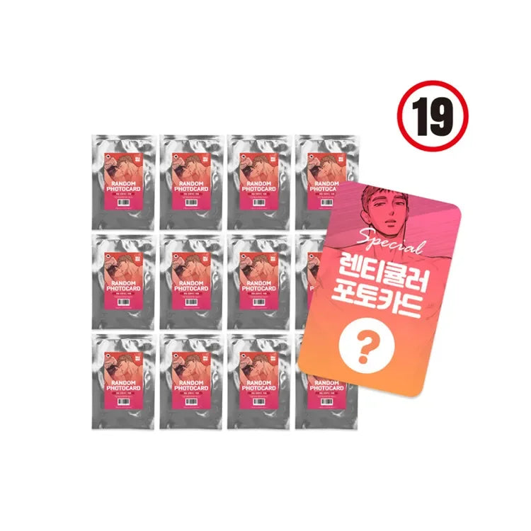 Honey Bear R19 Photocard Bulk Pack featuring 12 random Korean photocard packs with special edition card