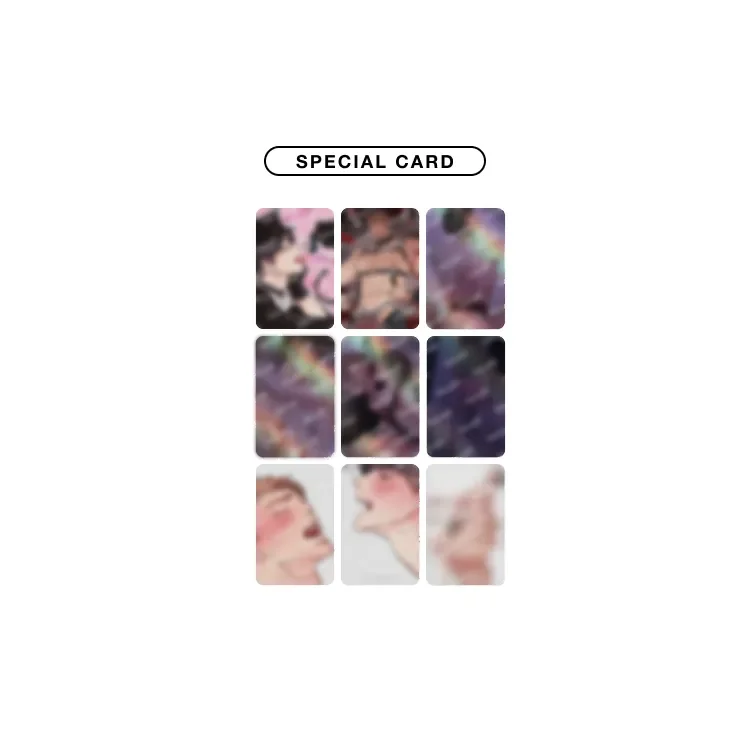 Fantazit Honey Bear R19 Photocard set featuring nine blurred colorful character images labeled as special cards