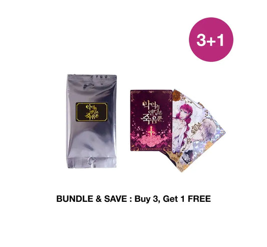 Villains Are Destined To Die Collectible Cards Vol 1 bundle pack with three cards plus one free card