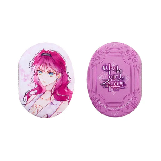 Villains Are Destined To Die Jewelry Box featuring anime character with pink hair and decorative purple cover